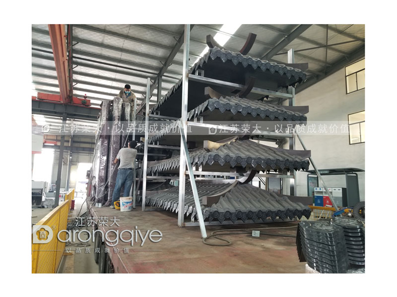 仿古候車亭發貨圖